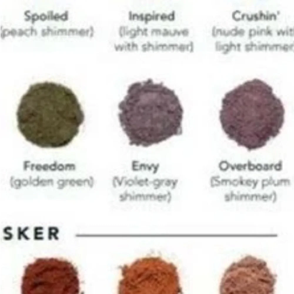 Lot of three Brand New Savvy Minerals by Young Living Loose Eyeshadow Envy Color